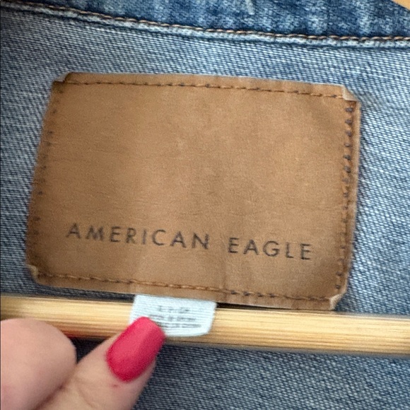 AE AMERICAN 🇺🇸 Eagle Vintage 90’s cropped  Denim Jeans Jacket
Women’s S M L - Picture 4 of 6